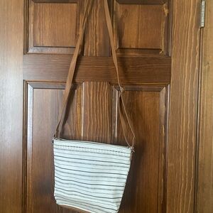 Striped Shoulder Bag